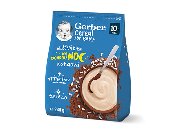 GERBER Cereal mléčná kaše kakaová