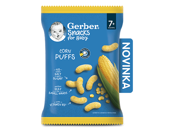 GERBER Snacks kukuřičné křupky 28 g