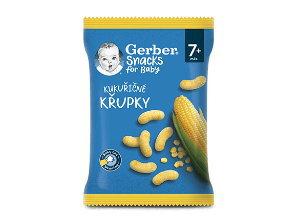 GERBER Snacks kukuřičné křupky 28 g