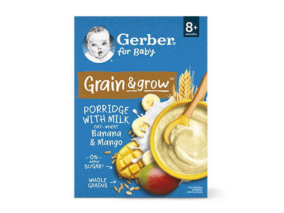GERBER mléčná kaše banán a mango 200 g