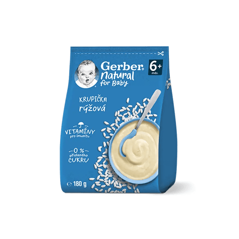 GERBER Natural rýžová krupička 180 g 