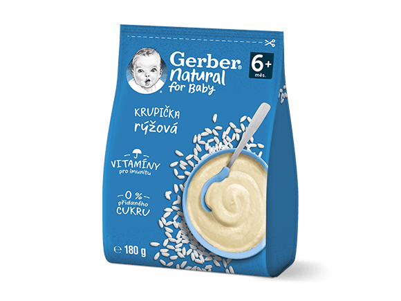 GERBER Natural rýžová krupička
