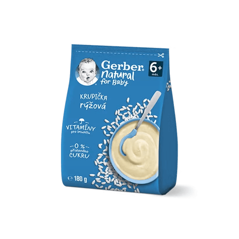 GERBER Natural rýžová krupička 180 g 