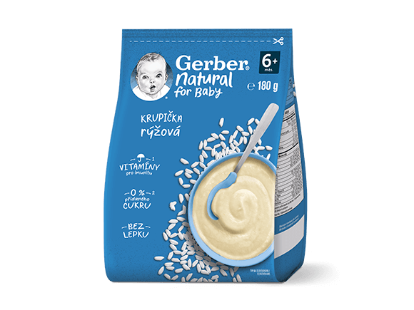 GERBER Natural rýžová krupička