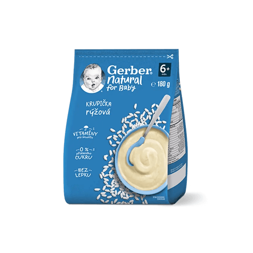 GERBER Natural rýžová krupička 180 g 