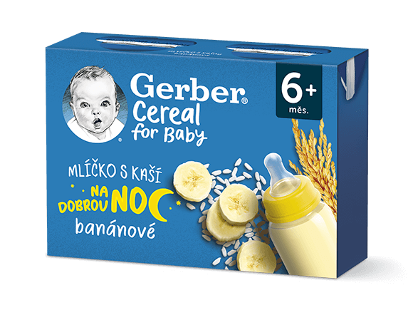 GERBER Cereal mlíčko s kaší banánové