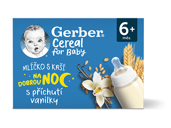 GERBER Cereal mlíčko s kaší vanilka