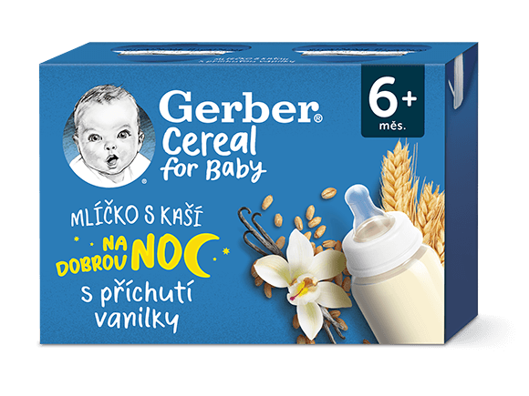 GERBER Cereal mlíčko s kaší vanilka