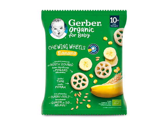 GERBER Organic chewing wheels 28 g
