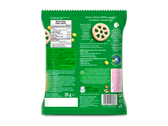 GERBER Organic chewing wheels 28 g