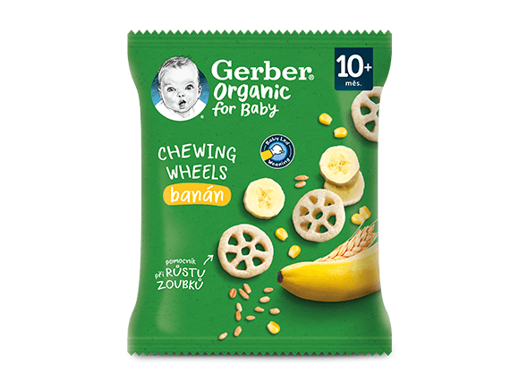 GERBER Organic chewing wheels 28 g