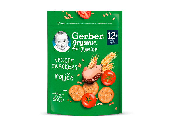 GERBER Organic krekry s rajčaty 100 g