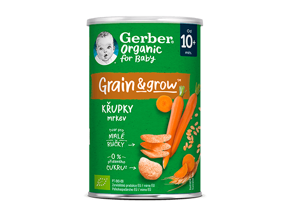 GERBER Organic křupky mrkev