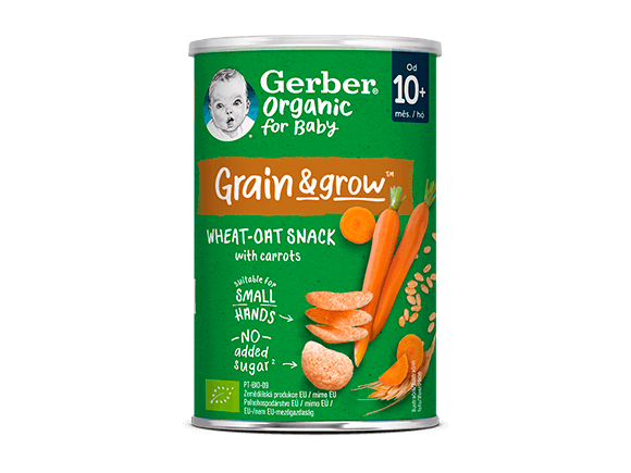 GERBER Organic křupky mrkev