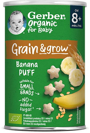 GERBER Organic křupky banán 35 g