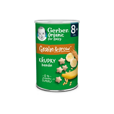 GERBER Organic křupky banánové 35 g
