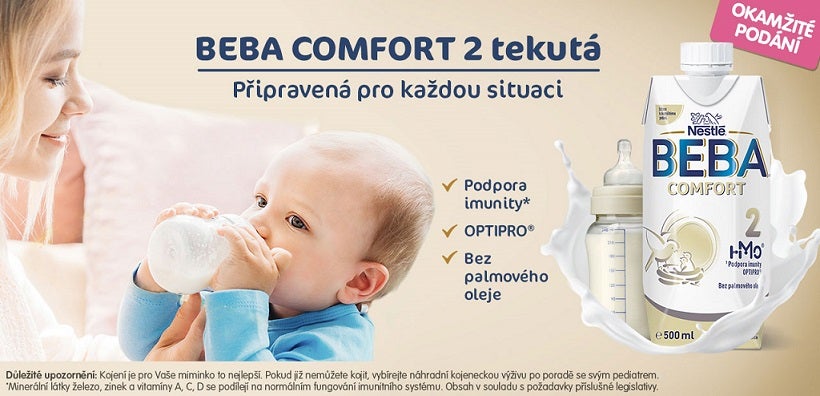 BEBA COMFORT 2 tekutá banner
