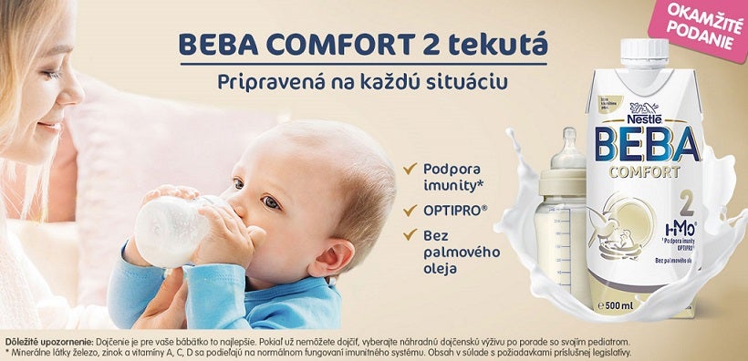 BEBA COMFORT 2 tekutá banner