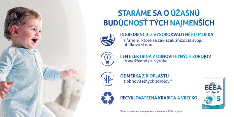 BEBA Optipro 5 Udržitelnost