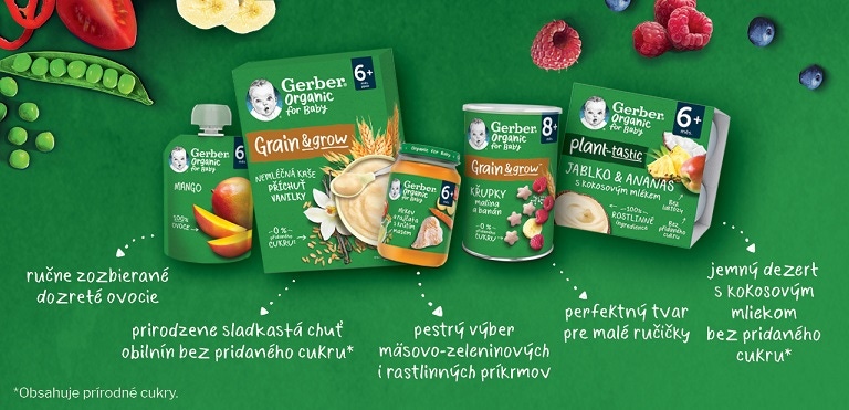 GERBER Organic portfolio SK