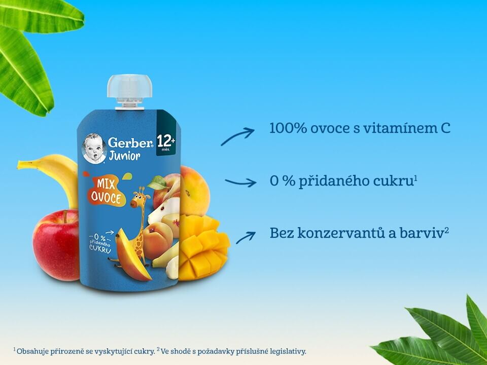 GERBER Junior kapsička Mix ovoce 110 g