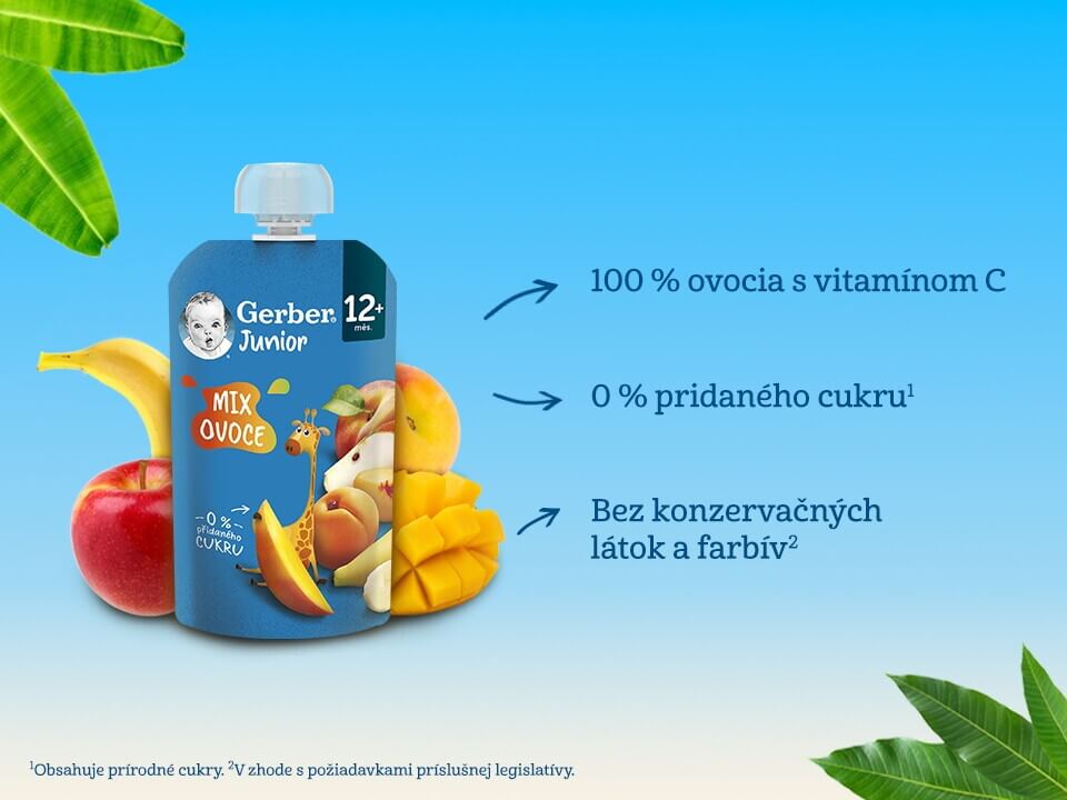 Gerber Junior kapsička mix ovocia