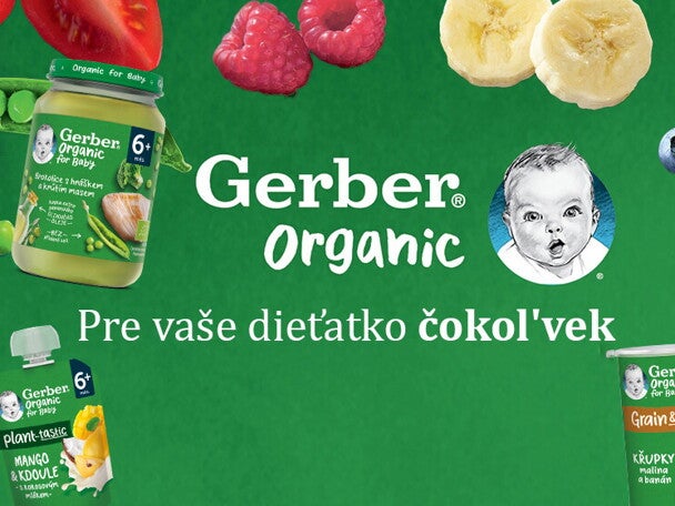 Pre chutný obed vyskúšajte rad GERBER Organic!