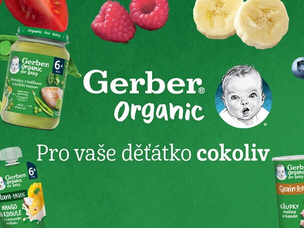 Pro chutný oběd vyzkoušejte řadu GERBER Organic! Pro chutný oběd vyzkoušejte řadu GERBER Organic!