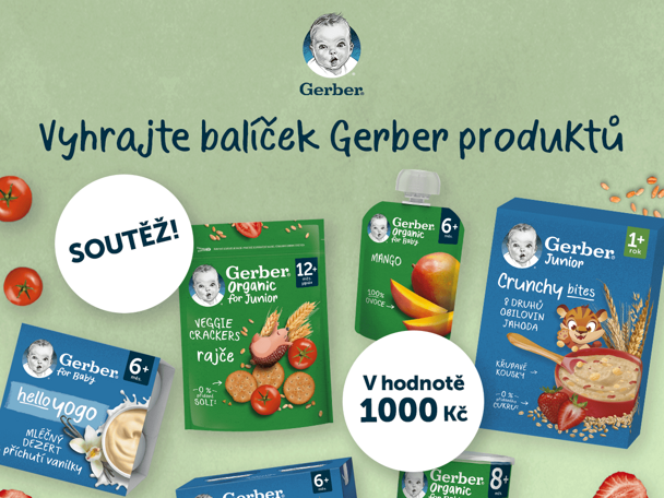 GERBER soutěž vyhrajte GERBER soutěž vyhrajte