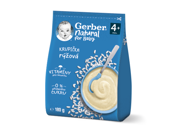 GERBER Natural rýžová krupička