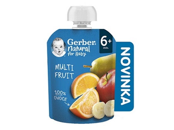 GERBER Natural kapsička multifruit 90 g GERBER Natural kapsička multifruit 90 g