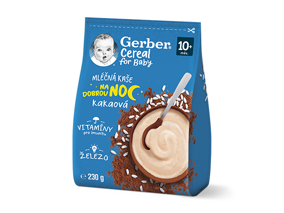 GERBER Cereal mléčná kaše kakaová