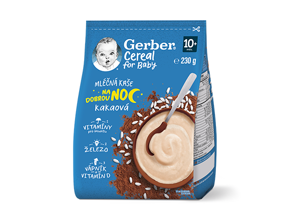 GERBER Cereal mléčná kaše kakaová