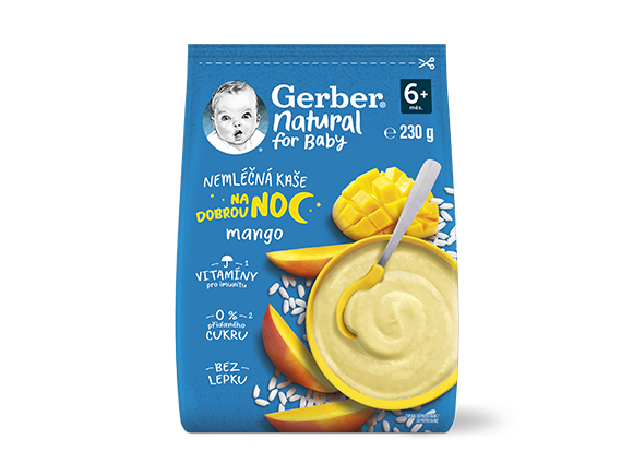 GERBER Natural nemléčná kaše mango_T1