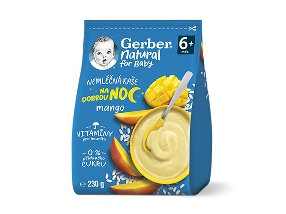 GERBER Natural nemléčná kaše mango_T8hero