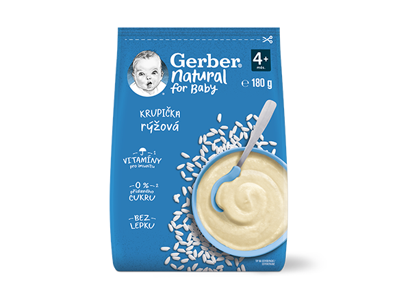 GERBER Natural rýžová krupička 180 g