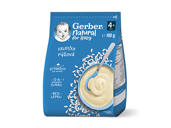 GERBER Natural rýžová krupička 180 g