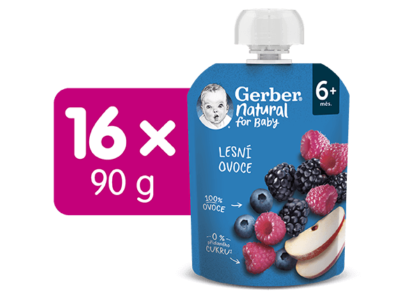 GERBER Natural kapsička lesní ovoce