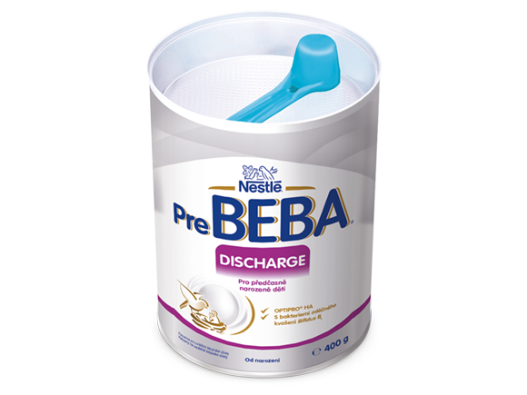 preBEBA Discharge odměrka pod víčkem