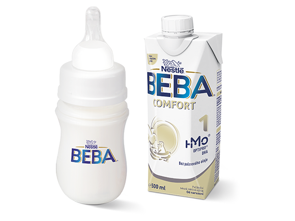 BEBA COMFORT 1 HM-O, 500 ml s lahvičkou 