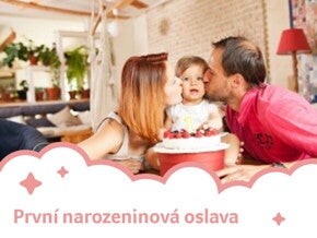 Brožurka jak na první narozeninovou oslavu