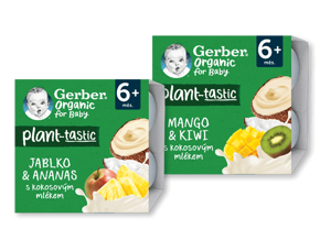Gerber Organic plant-tastic dezerty