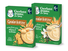 Gerber Organic kaše Grain & Grow
