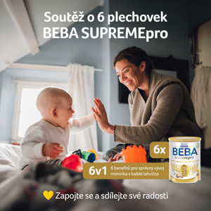 Soutěž Soutěž o 6 plechovek BEBA SUPREMEpro