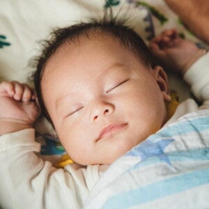 The baby and his sleep schedule