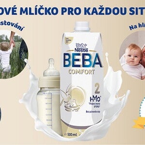 Maminky doporučují hotové mlíčko BEBA COMFORT