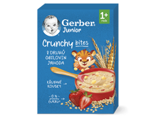 GERBER Junior neml. kaše jahodová s křupavými kousky 200 g