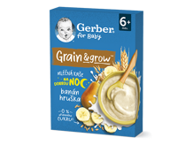 GERBER mléčná kaše banán a hruška 200 g