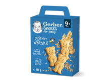 GERBER Snacks dětské sušenky GERBER Snacks dětské sušenky