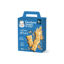 GERBER Snacks dětské sušenky 180 g